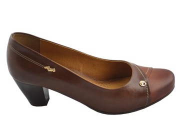 AGA BROWN LEATHER PUMP r37 АКЦИЯ-ХИТ БУТОМАНИЯ
