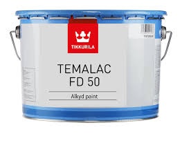 Farba ALKID TEMALAC FD 50 ogrodzenie GRAFIT 10 L