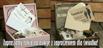 GIFTBOX DLA ŚWIADKOWEJ PROŚBA O ŚWIADKOWANIE ŚLUB
