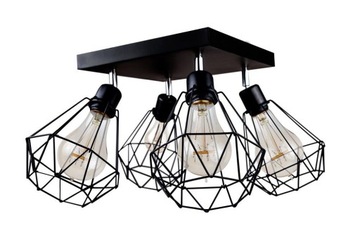LAMPA SUFITOWA ŻYRANDOL PLAFON BRYLANT EDISON LED