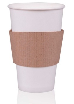 OPASKA TERMICZNA PAPIEROWA NA KUBEK 250ml 100SZT