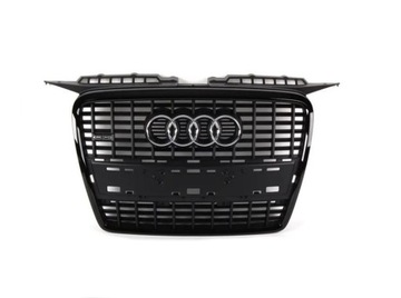 ATRAPA CHŁODNICY GRILL CZARNY AUDI A3 8P SLINE ASO