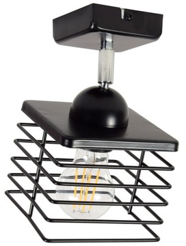 Lampa sufitowa z drutu Loft Edison diament