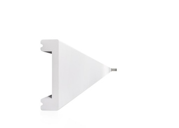 Listwa przypodłogowa biała PS06, 2,4 m, wys. 6 cm