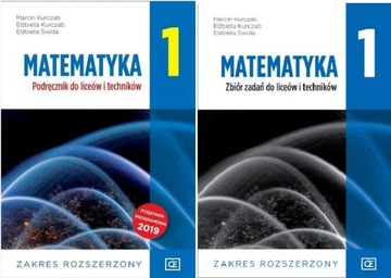 MATEMATYKA 1 PAZDRO PODRĘCZNIK + ZBIÓR ZADAŃ ZAKRES ROZSZERZONY