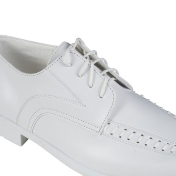 ТУФЛИ ДЛЯ МАЛЬЧИКОВ, БЕЛЫЕ, низкие, ПОЛЬСКИЕ 32