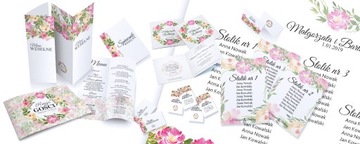 СВАДЕБНЫЕ ВИЗИТКИ НА СТОЛ с полевыми цветами