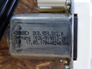 AUDI Q3 8U MECHANIZMUS MOTOR OKNO ZADNÍ PRAVÝ