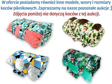 KiziaMizia ИЗОЛИРОВАННОЕ ОДЕЯЛО ДЛЯ ПЛЯЖНОГО ПИКНИКА. XXL 180x200