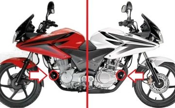HONDA CBF125 CBF 125 - АВАРИЙНЫЕ НАКЛАДКИ ТВЕРДЫЕ СЛАЙДЕРЫ