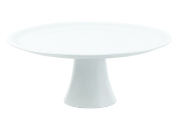 LUBIANA PATERA PORCELANOWA BIAŁA NA NODZE 30,5 CM