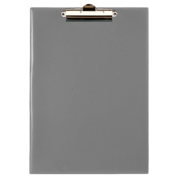 Deska z klipsem klipem podkładka Clipboard A4 szara pojedyncza podkład 1x