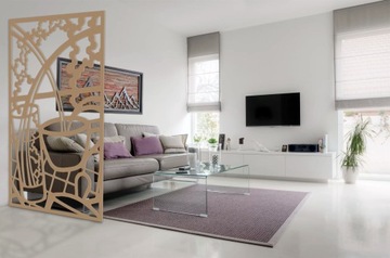 Декоративное ажурное панно, свободный дизайн, 200х90см.