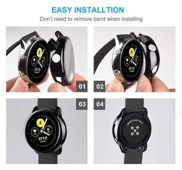 ЧЕРНЫЙ чехол для Samsung Galaxy Watch ACTIVE