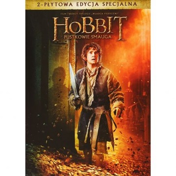 DVD - Hobbit - Pustkowie Smauga [ 2 DVD ] FOLIA !