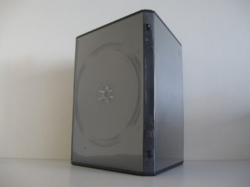 DVD-боксы x4 для дисков диаметром 14 мм стандарт ЧЕРНЫЙ 100