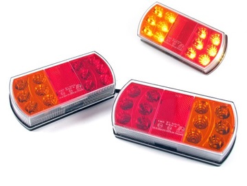 LAMPY TYLNE PRZYCZEPY ZESPOLONE LED DIODOWA PARA