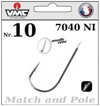 20 x HACZYK VMC VANADIUM ROUND MATCH 7040 NI Nr.10