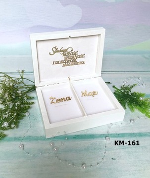 Набор коробочек для конвертов, ключей и обручальных колец.