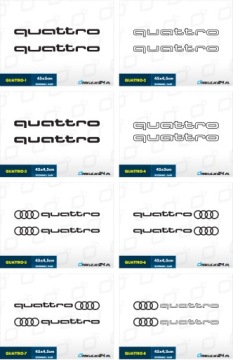 2 наклейки Наклейка AUDI A3 A4 A6 A8 TT Q7 HQ