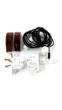 Roleta mechanizm w kasecie do rury fi 17 orzech