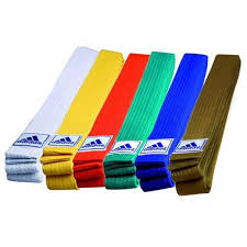 Pasy Adidas Club kolory karate judo...