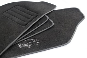 Fiat 126p Maluch ВЕЛУРОВЫЕ КОВРИКИ СТОП СТОП ВЫШИВКА