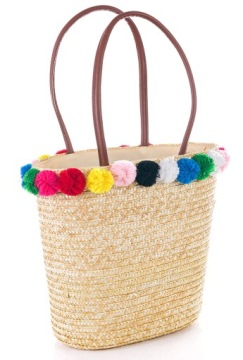 КОРЗИНА ПЛЯЖНАЯ СУМКА НАТУРАЛЬНАЯ ТКАНАЯ