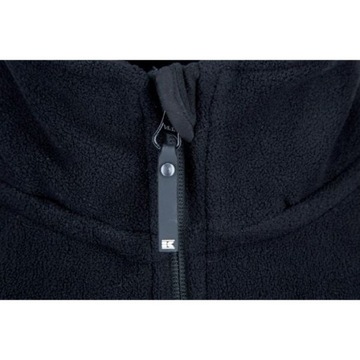 Флисовая куртка, черная, размер XS.