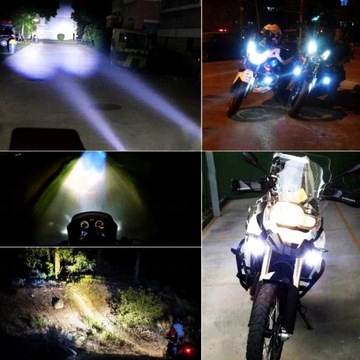 ГАЛОГЕННАЯ ЛАМПА ОТРАЖАТЕЛЬ CREE LED 2 ШТ. + ПЕРЕКЛЮЧАТЕЛЬ