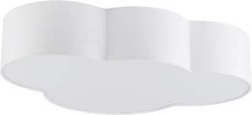 Lampa dziecięca biała chmura 4xE27 plafon