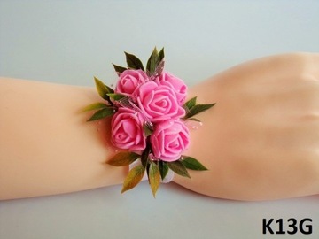 K 13 * Kotylion na rękę ślub studniówka - KOLORY