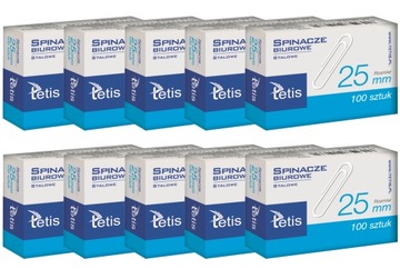 X100 TETIS SPINACZE 25MM DO BIURA DOMU