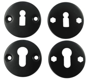 Черная ручка печенья розетки