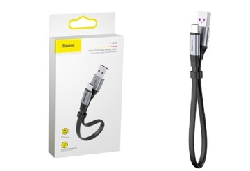 BASEUS PŁASKI KABEL USB/USB-C 5A QC 3.0 SAMSUNG