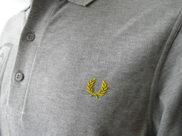 FRED PERRY SZARA KOSZULKA POLO ROZ. M