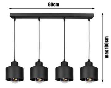ПОТОЛОЧНЫЙ СВЕТИЛЬНИК, СВЕТОДИОДНАЯ ЛЮСТРА LOFT EDISON