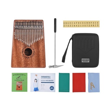 GECKO K17M 17-kluczy Kalimba Kciuk fortepian Mbira