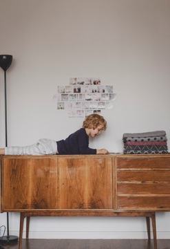 Zaffiro Kocyk bawełniany dziecięcy do wózka - zygz