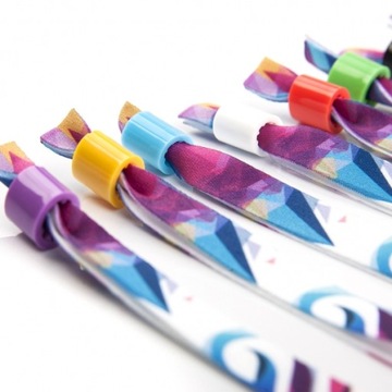 OPASKI EVENTOWE Z NADRUKIEM LOGO NAPISEM 100 SZTUK