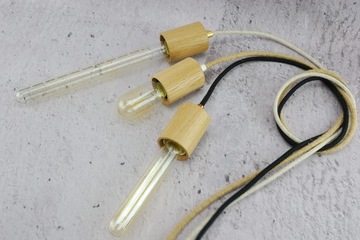 чехол на патрон е27, дуб паук LOFT