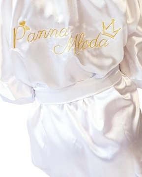 Карен 90 халат для невесты с вышивкой *XL*