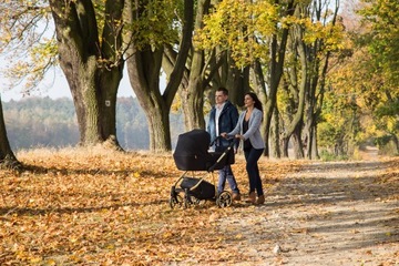 Wózek dziecięcy Baby Merc Mosca 3w1 wzór szary