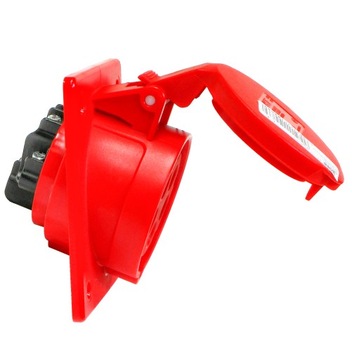 Gniazdo tablicowe skośne 16A 5P IP67 TWIST 415-6
