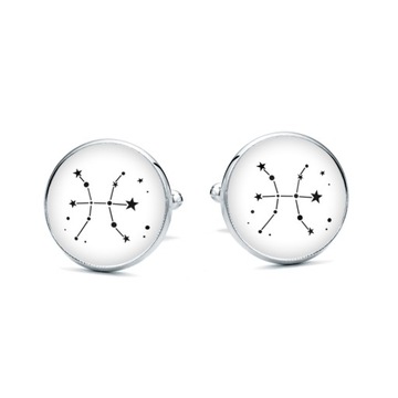 Spinki do mankietów ZNAK ZODIAKU RYBY horoskop
