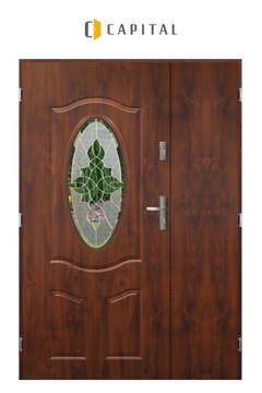 DRZWI ZEWNĘTRZNE DWUSKRZYDŁOWE 120, 130, 140 PIANA