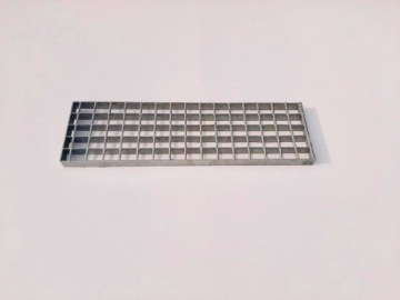 прямая ступенька wema 600x175, оцинкованная, металлические ступени