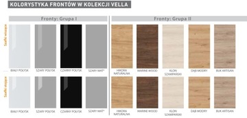 СОВРЕМЕННАЯ КУХНЯ VELLA ПОДВЕСНОЙ ШКАФ 60/72 СМ