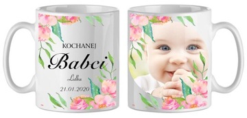 KUBEK ZE ZDJĘCIEM PREZENT NA DZIEŃ BABCI I DZIADKA