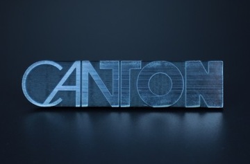 Логотип Canton 53 x 12 мм Самоклеящийся, сменный.